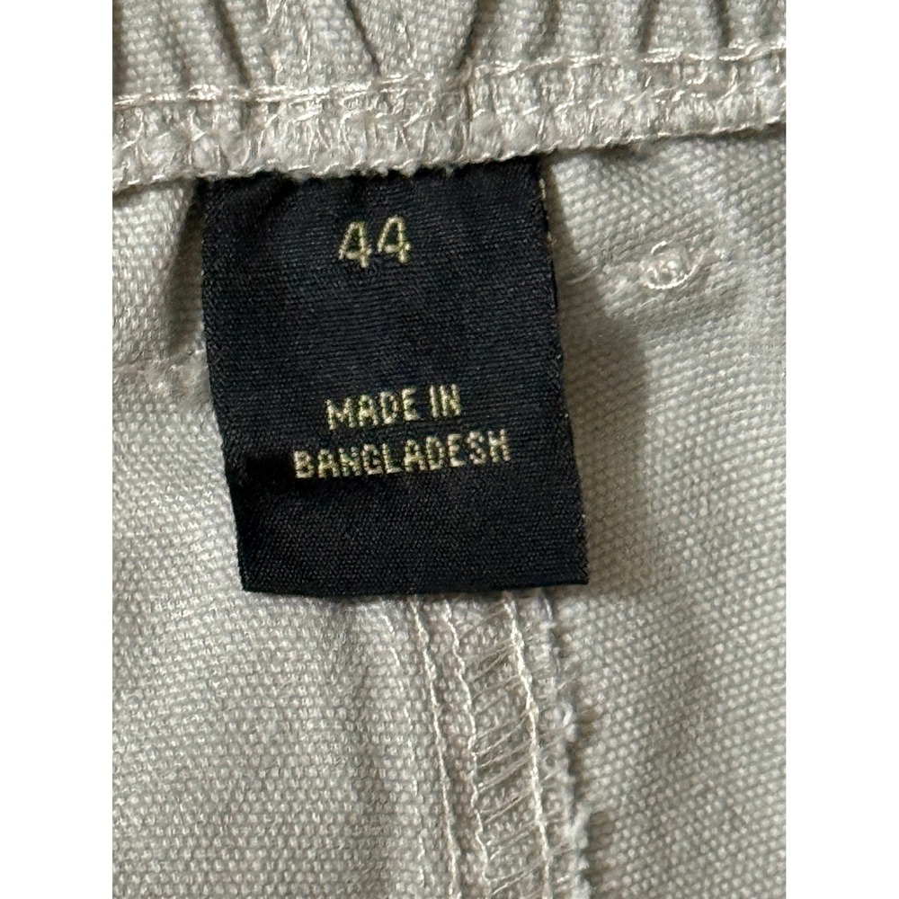 RedHead Mens 44 Khaki Cotton Canvas Cargo Shorts Elastic Waist Tan Hiking - Picture 6 of 8